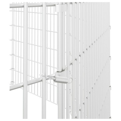 Kojec dla zwierząt, 12 paneli, 54x100 cm, galwanizowane żelazo Kojec dla zwierząt, 12 paneli, 54x100 cm, galwanizowane żelazo
