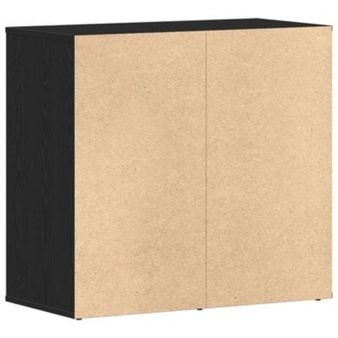 Czarny Dąb Kosmetyczna Szafka 80x40x75 cm Wykonana z Drewna Inżynieryjnego Czarny Dąb Kosmetyczna Szafka 80x40x75 cm Wykonana z Drewna Inżynieryjnego