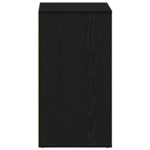 Czarny Dąb Kosmetyczna Szafka 80x40x75 cm Wykonana z Drewna Inżynieryjnego Czarny Dąb Kosmetyczna Szafka 80x40x75 cm Wykonana z Drewna Inżynieryjnego