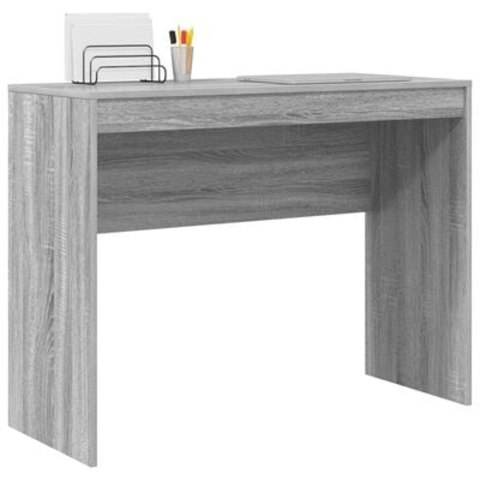 Biurko komputerowe Szare sonoma MDF 100 x 40 x 76 cm Proste Biurko komputerowe Szare sonoma MDF 100 x 40 x 76 cm Proste