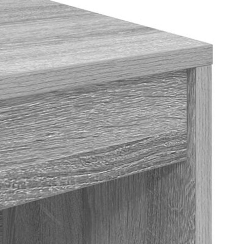 Biurko komputerowe Szare sonoma MDF 100 x 40 x 76 cm Proste Biurko komputerowe Szare sonoma MDF 100 x 40 x 76 cm Proste