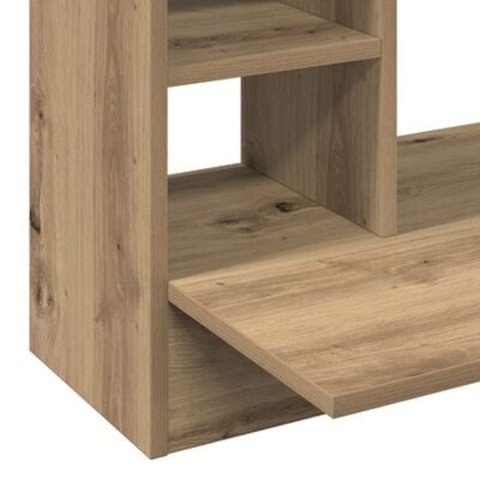 Biurko ścienne czarna dębowa 105x48x75 cm materiał drewnopochodny Biurko ścienne czarna dębowa 105x48x75 cm materiał drewnopochodny