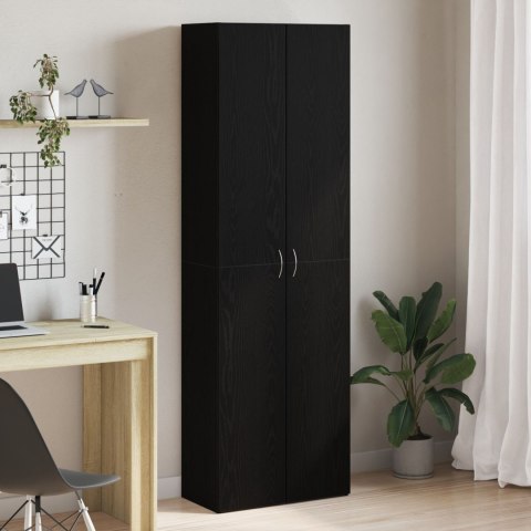Szafka biurowa Czarny Dąb 60x32x190 cm, z materiału drewnopochodnego Szafka biurowa Czarny Dąb 60x32x190 cm, z materiału drewnopochodnego