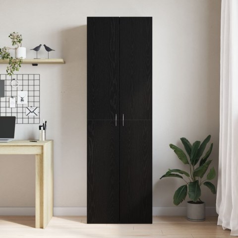 Szafka biurowa Czarny Dąb 60x32x190 cm, z materiału drewnopochodnego Szafka biurowa Czarny Dąb 60x32x190 cm, z materiału drewnopochodnego