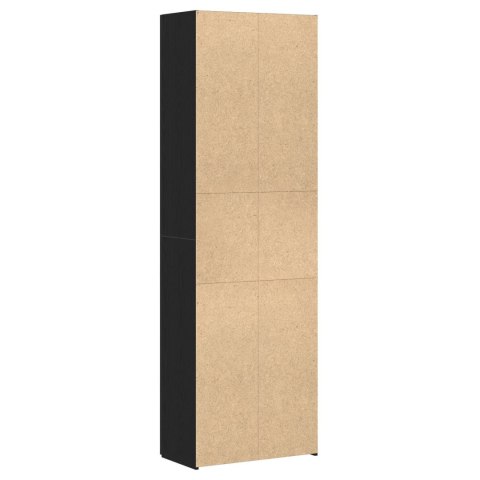 Szafka biurowa Czarny Dąb 60x32x190 cm, z materiału drewnopochodnego Szafka biurowa Czarny Dąb 60x32x190 cm, z materiału drewnopochodnego