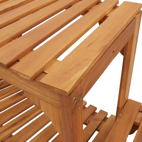Otoczenie wanny spa Połówkowe 272x120.5x55.5 cm z drewna akacjowego Otoczenie wanny spa Połówkowe 272x120.5x55.5 cm z drewna akacjowego
