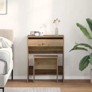 Toaletka  z lustrem z drewna inżynieryjnego w kolorze Artisan Oak