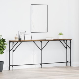  Stół konsolowy Stare Drewno 180x23x75 cm Meble z drewna