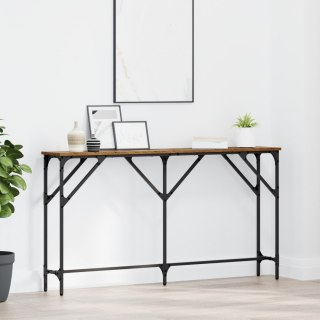  Stolik konsolowy Stare drewno 140x23x75 cm Drewno inżynieryjne