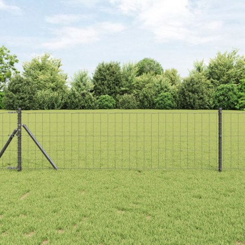  Ogrodzenie Euro Szare 0,4x10 m Stal