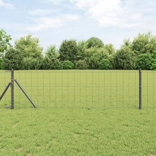 VidaXL Szary Płot Euro 0.4x10 m Stal