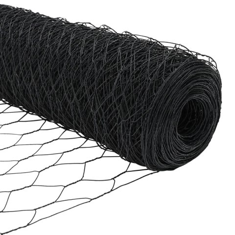 Ogrodzenie heksagonalne Szare 1.4x10 m Stal, Słupki ogrodzeniowe z podstawami 7 szt. Ø32mm 78,5cm Stal ocynkowana Ogrodzenie heksagonalne Szare 1.4x10 m Stal, Słupki ogrodzeniowe z podstawami 7 szt. Ø32mm 78,5cm Stal ocynkowana