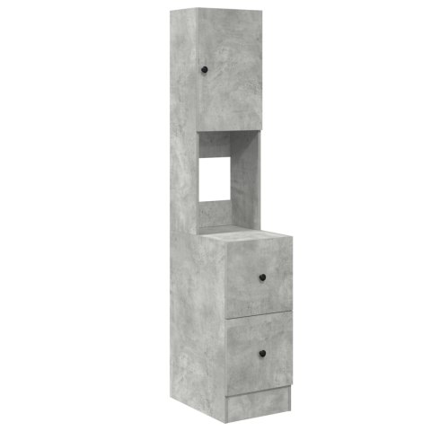 Szafka kuchenna w betonie szarym 35x50x180 cm z płyty wiórowej Szafka kuchenna w betonie szarym 35x50x180 cm z płyty wiórowej