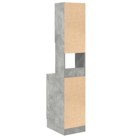 Szafka kuchenna w betonie szarym 35x50x180 cm z płyty wiórowej Szafka kuchenna w betonie szarym 35x50x180 cm z płyty wiórowej