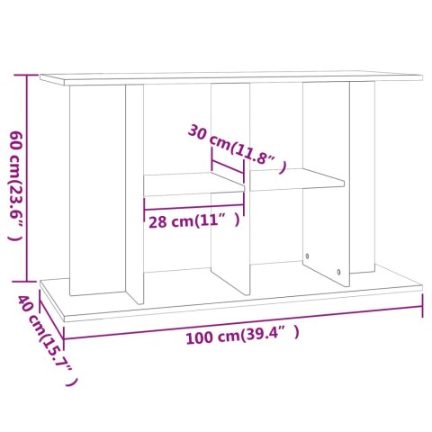  Szafka pod akwarium, czarna, 100x40x60 cm