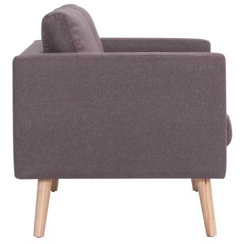  Sofa 3-osobowa, tapicerowana tkaniną, taupe