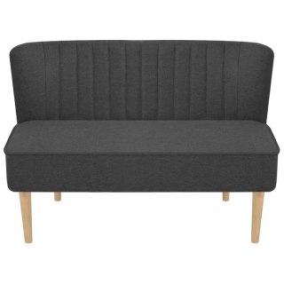  Sofa, 117x55,5x77 cm, ciemnoszara, tkanina