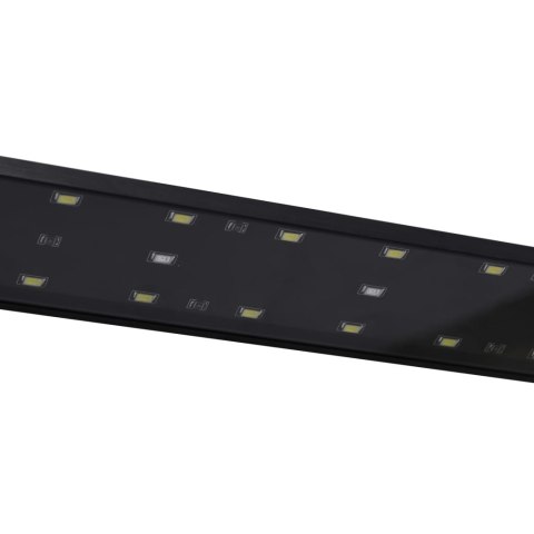  Lampa LED do akwarium, z zaciskami, 75-90 cm, niebiesko-biała