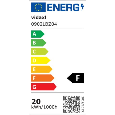  Lampa LED do akwarium, z zaciskami, 75-90 cm, niebiesko-biała