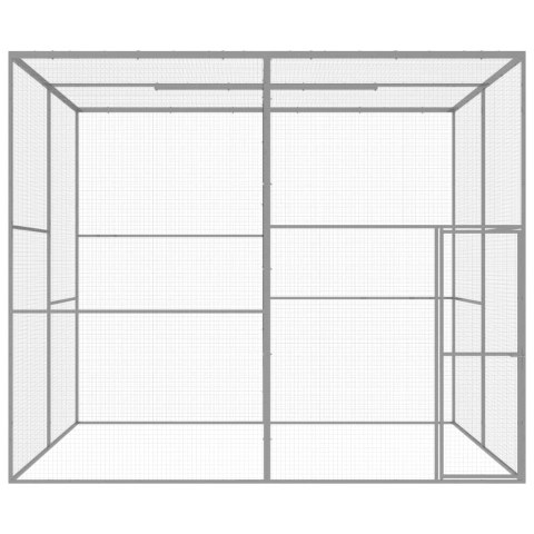  Klatka dla kota, 3 x 3 x 2,5 m, stal galwanizowana