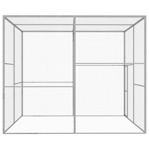  Klatka dla kota, 3 x 3 x 2,5 m, stal galwanizowana