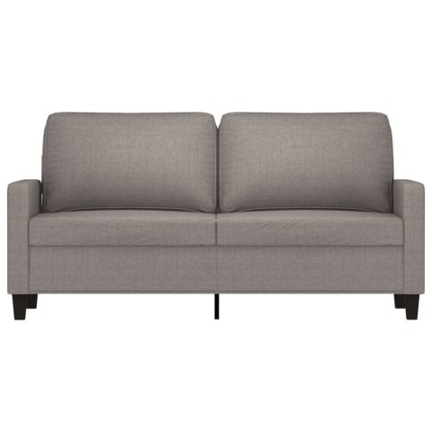  Sofa 2-osobowa, kolor taupe, 140 cm, tapicerowana tkaniną