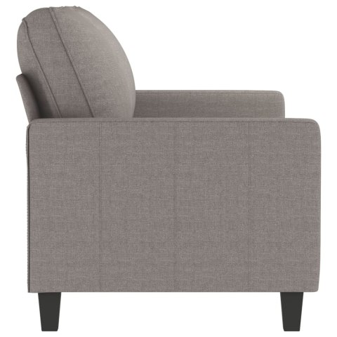  Sofa 2-osobowa, kolor taupe, 140 cm, tapicerowana tkaniną