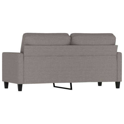  Sofa 2-osobowa, kolor taupe, 140 cm, tapicerowana tkaniną