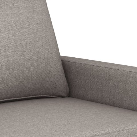  Sofa 2-osobowa, kolor taupe, 140 cm, tapicerowana tkaniną