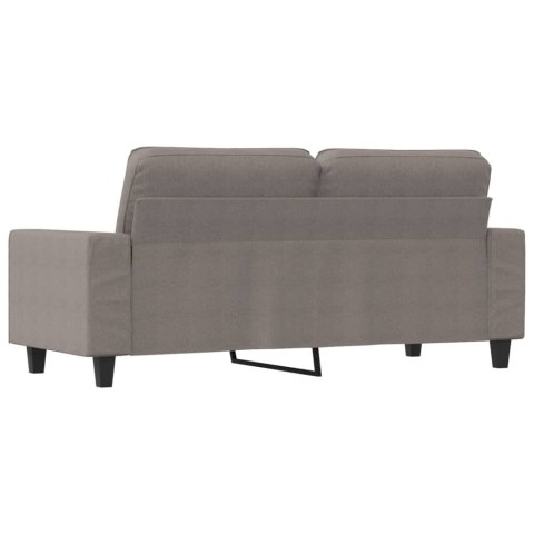  Sofa 2-osobowa, kolor taupe, 140 cm, tapicerowana tkaniną