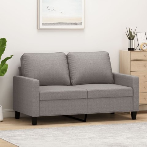  Sofa 2-osobowa, kolor taupe, 120 cm, tapicerowana tkaniną