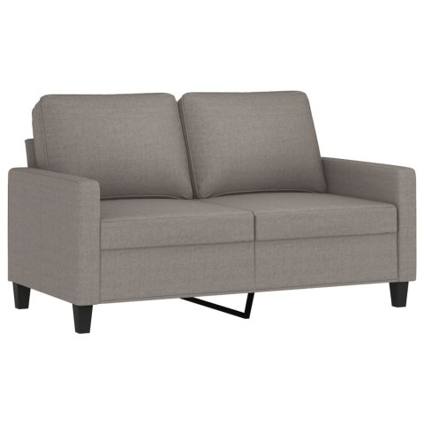  Sofa 2-osobowa, kolor taupe, 120 cm, tapicerowana tkaniną