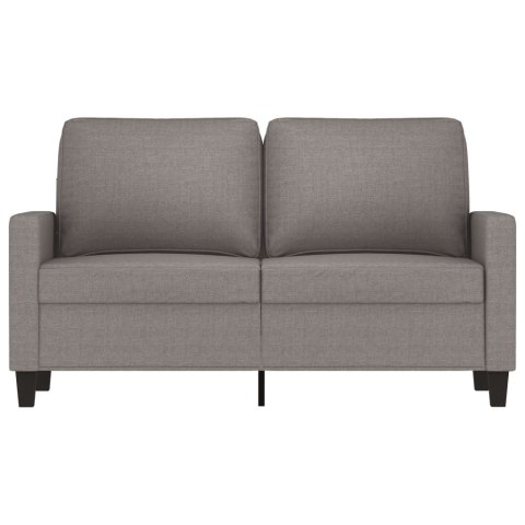  Sofa 2-osobowa, kolor taupe, 120 cm, tapicerowana tkaniną