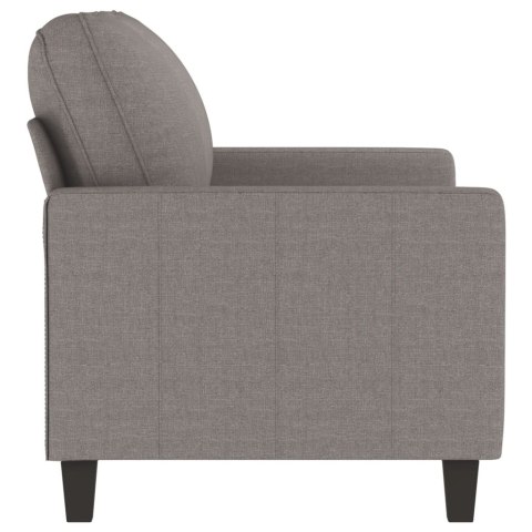  Sofa 2-osobowa, kolor taupe, 120 cm, tapicerowana tkaniną