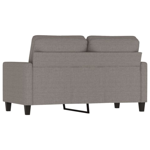  Sofa 2-osobowa, kolor taupe, 120 cm, tapicerowana tkaniną