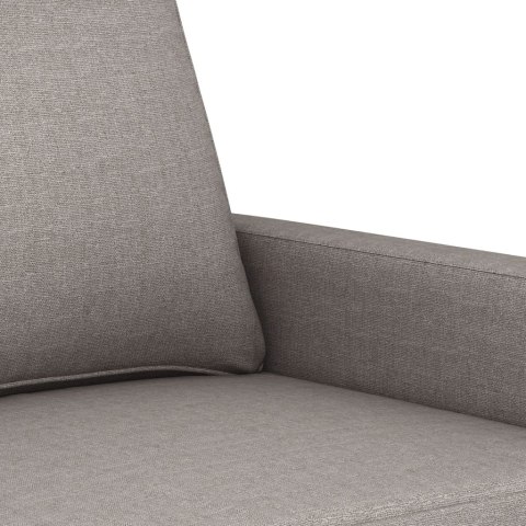  Sofa 2-osobowa, kolor taupe, 120 cm, tapicerowana tkaniną