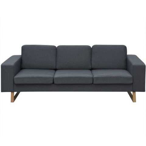  Sofa 3-os. ciemnoszara